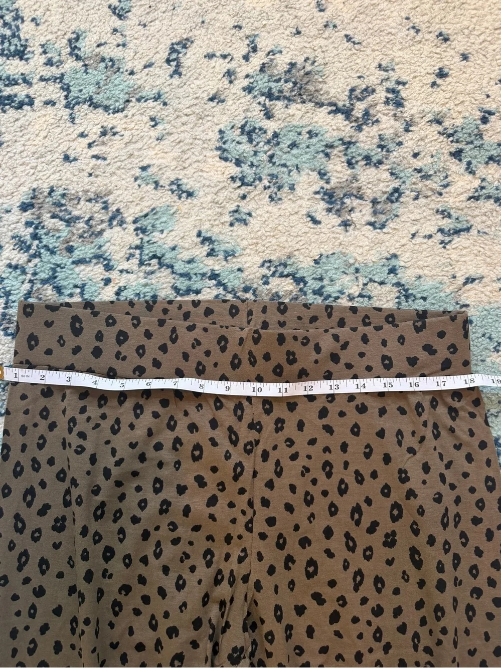 Urban Diction Leopard Print High-Waist Leggings in Brown NEW XL - Picture 4 of 8